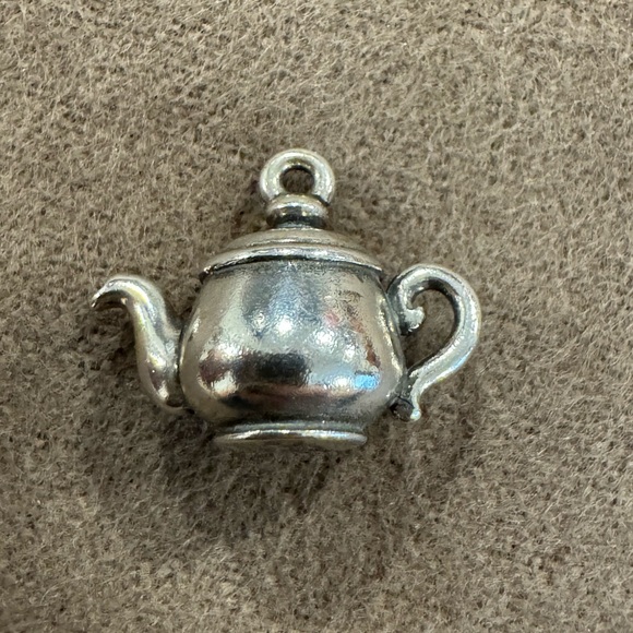 James Avery Sterling Silver Teapot Charm - Picture 4 of 7
